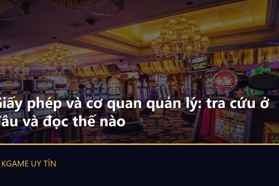 Giấy phép và cơ quan quản lý: tra cứu ở đâu và đọc thế nào